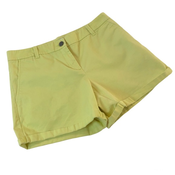 New York & Company Yellow Shorts - Picture 1 of 12